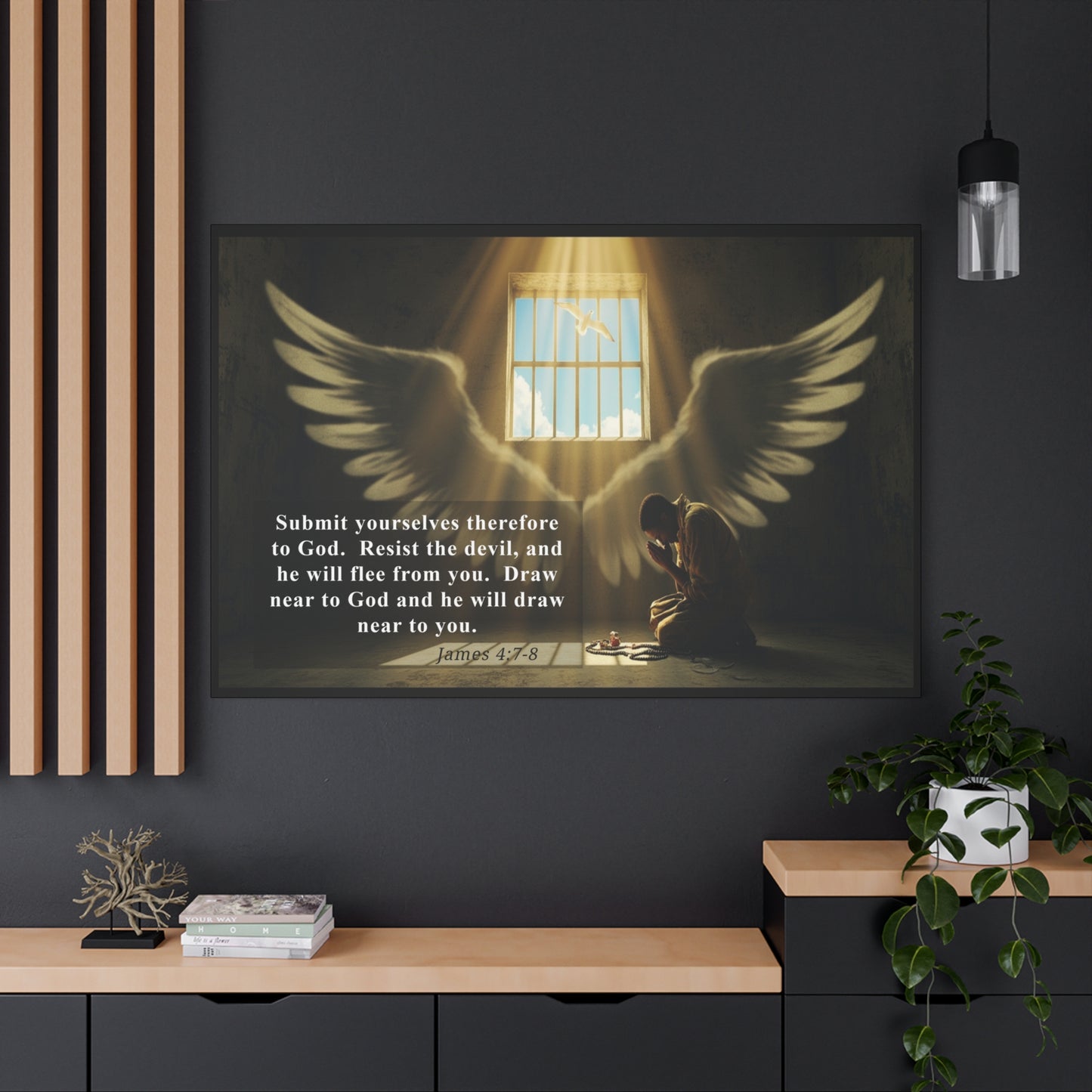 Canvas Wall Art Inspirational Prayer Print
