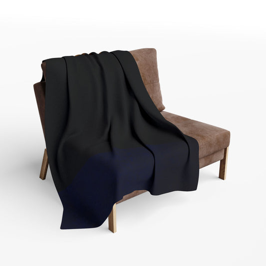 3 Colors - Arctic Colorblock Fleece Blanket by Grace Canvas Shop