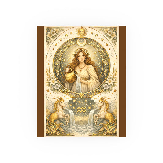 Celestial Aquarius Goddess Art Poster by Grace Canvas Shop