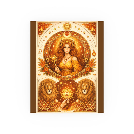 Celestial Leo Zodiac Art Poster by Grace Canvas Shop