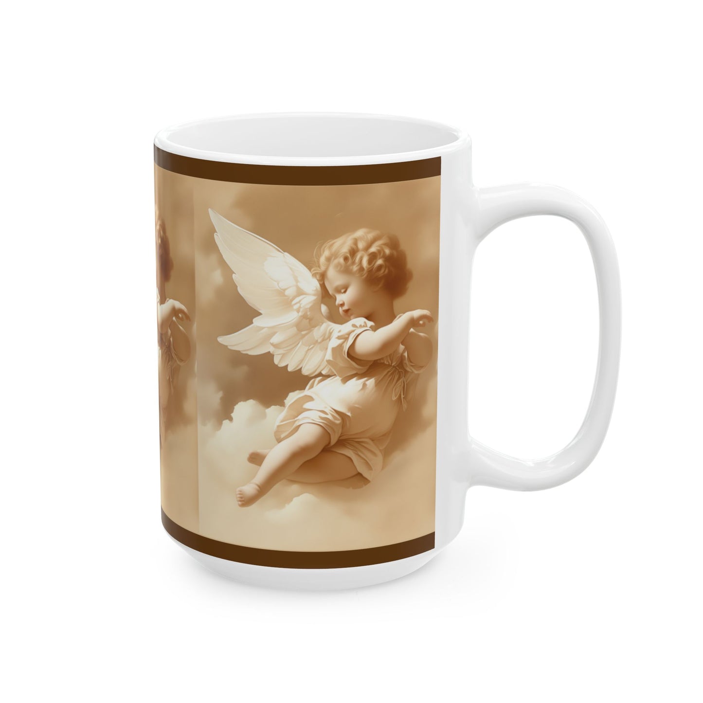 Vintage Cherub Angel Ceramic Mug 11oz & 15oz