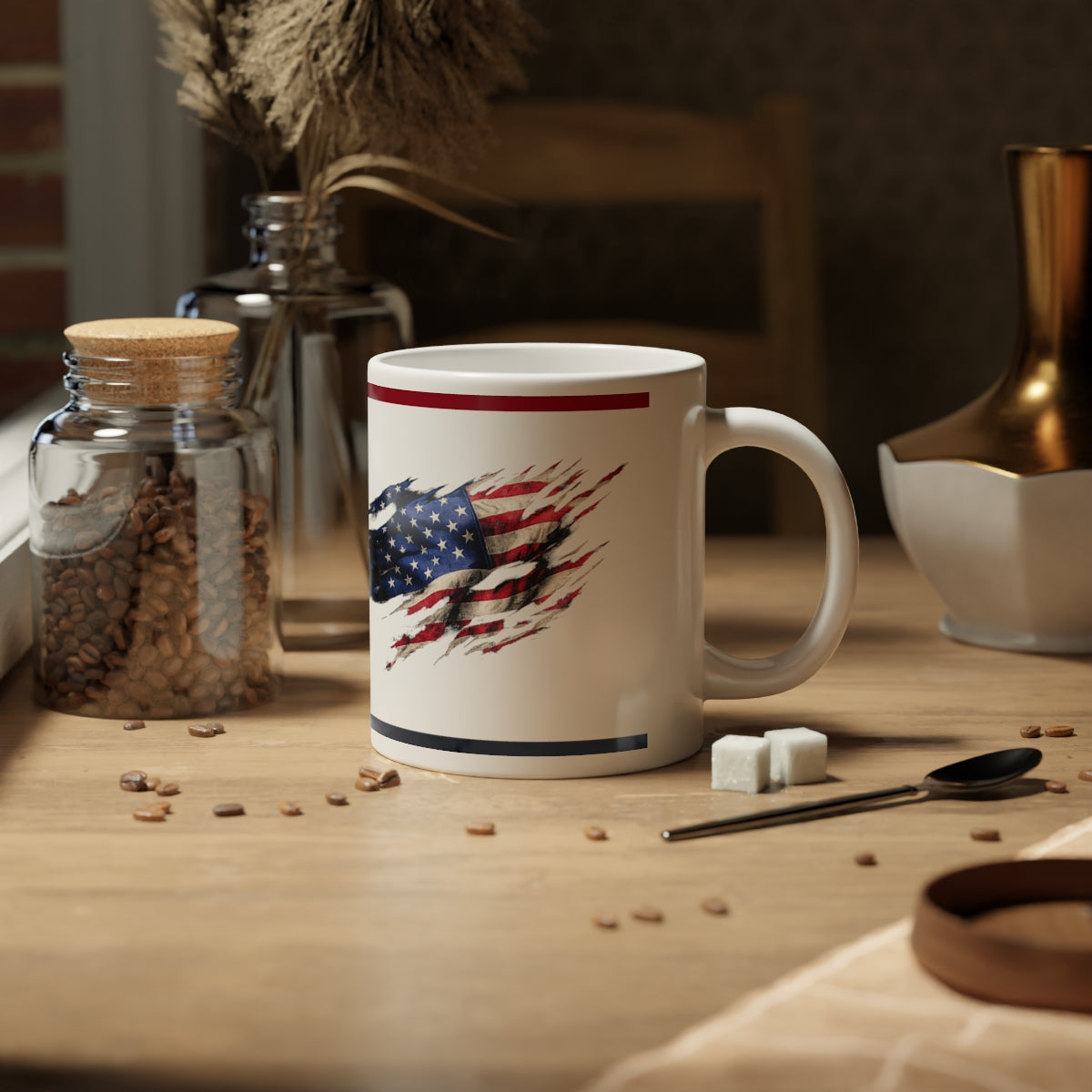 20oz American Flag Eagle Jumbo Mug Patriotic Coffee Cup
