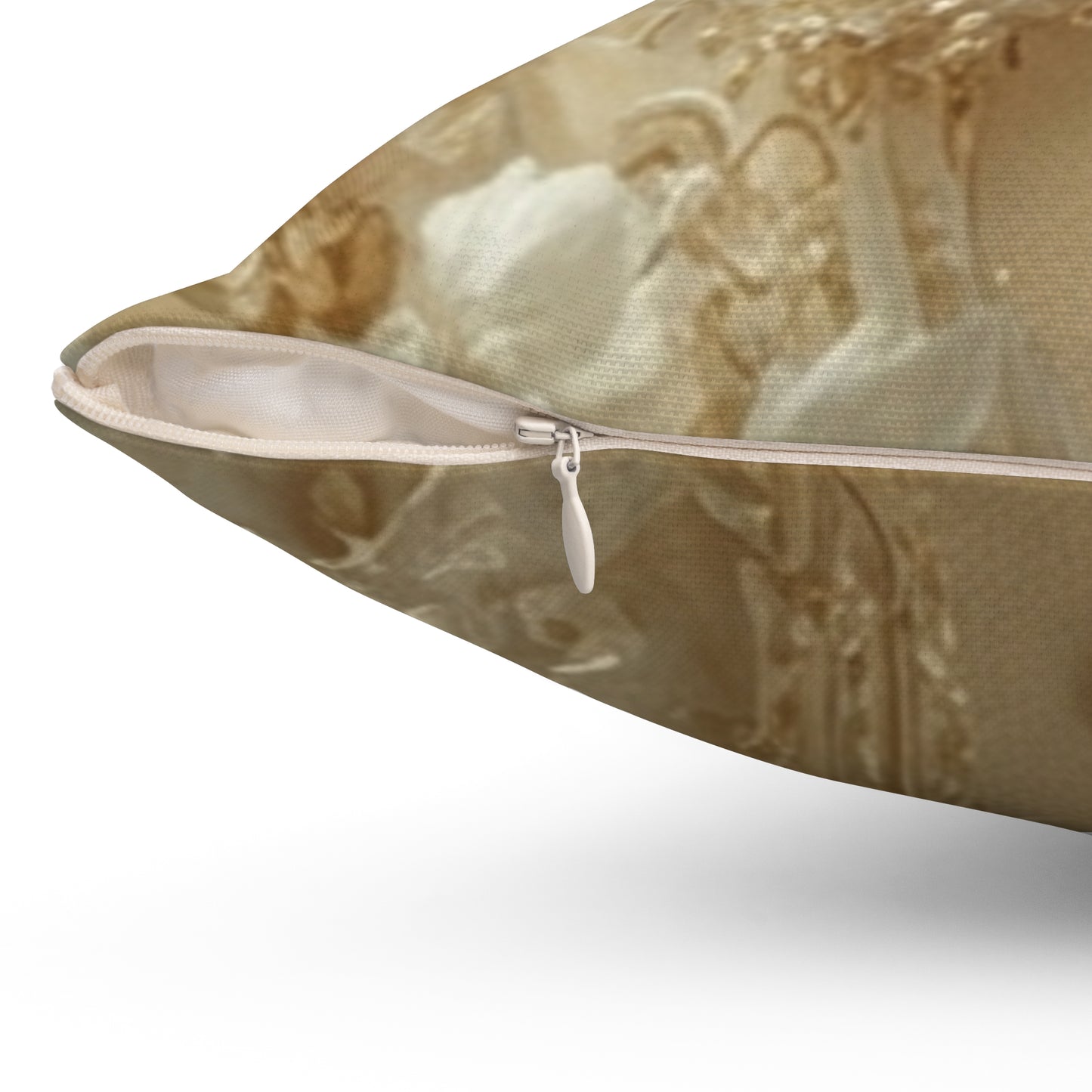 Vintage Gold Accent Cushion by Printify