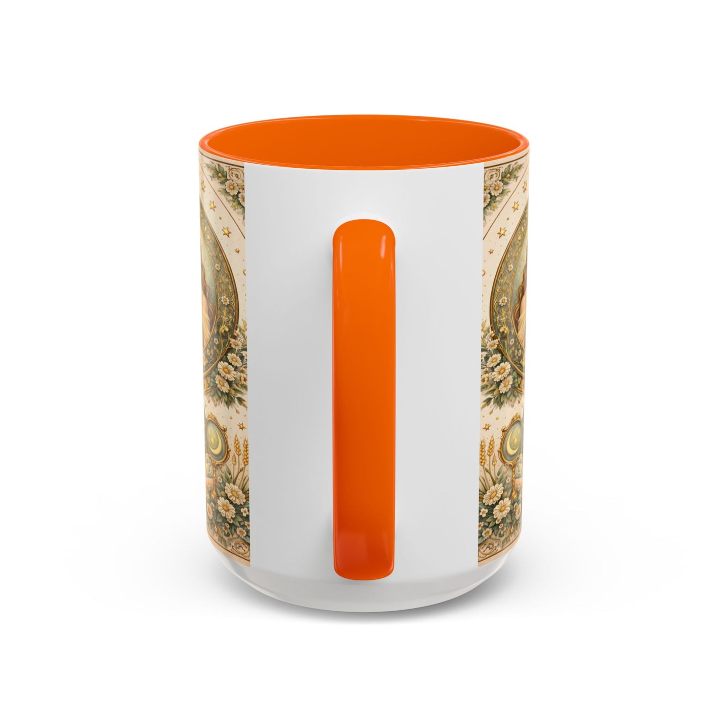 Celestial Gemini Vintage Art Nouveau Coffee Mug