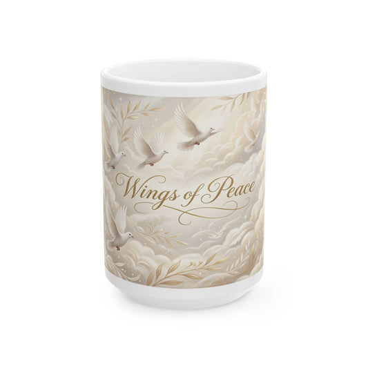 Wings of Peace Ceramic Mug (11oz & 15oz)