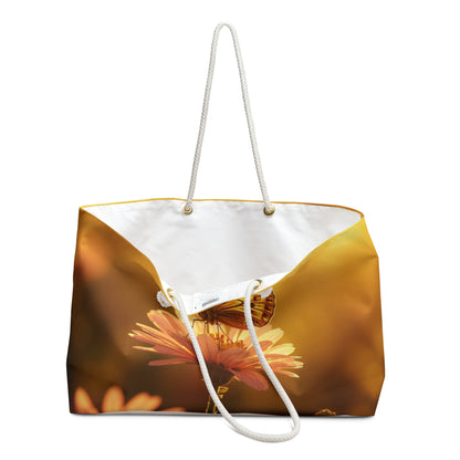 Butterfly Sunset Weekender Bag — Floral Travel Tote