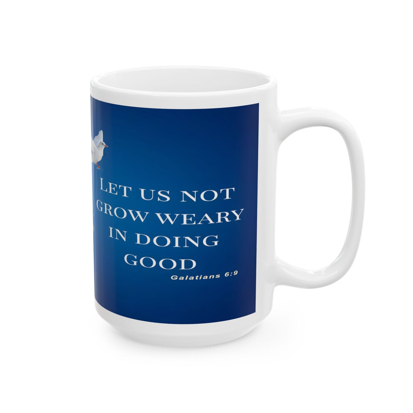 Blue Cross Faith-Inspired Ceramic Mug