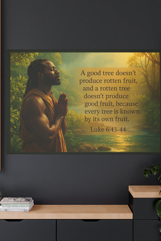 Luke 6:43- 44 Inspirational Wall Art by Grace Canvas
