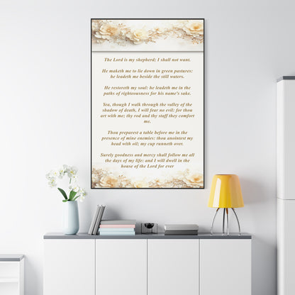 Psalm 23 Verse Home Decor by Grace Canvas
