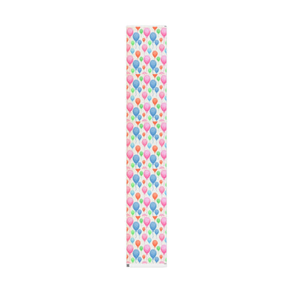 Birthday Balloon Wrapping Paper Roll — Colorful Party Gift Wrap