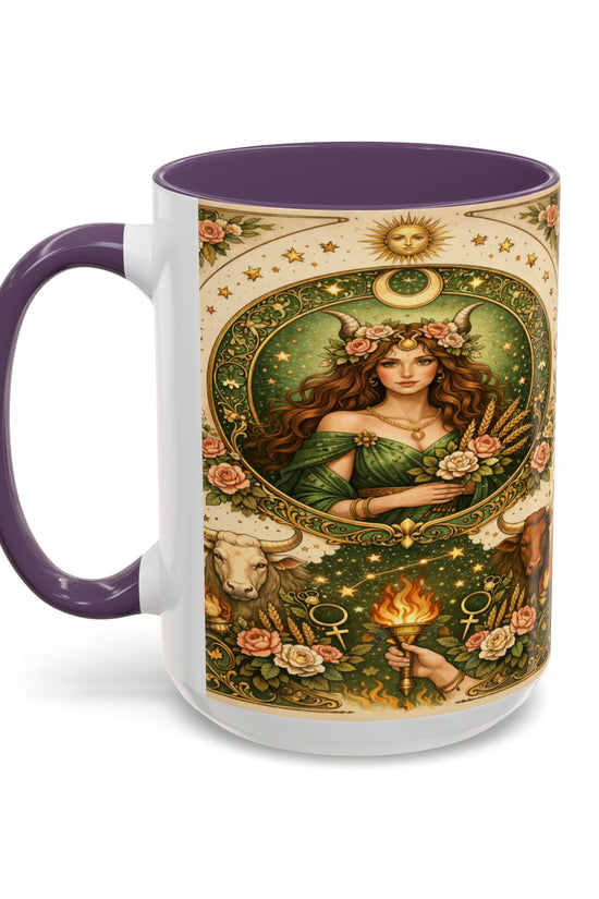 Celestial Taurus Coffee Mug (11/15oz) by Grace Canvas Shop