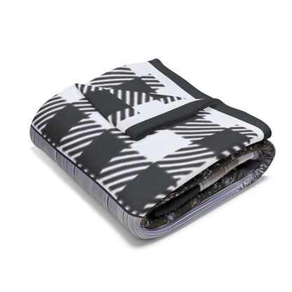 Christmas Reindeer & Nutcracker Fleece Blanket