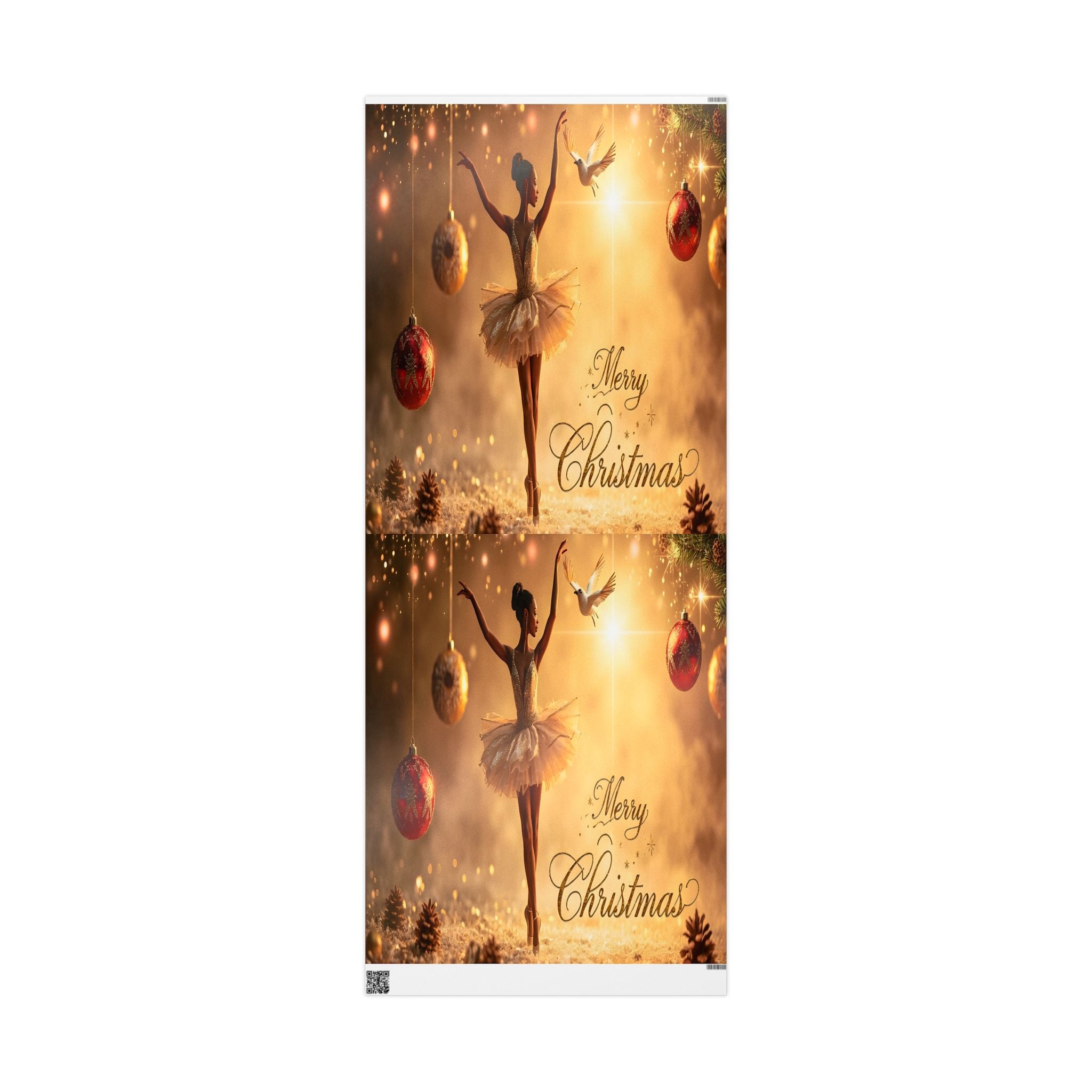 Ballerina 2 Elegant Seasonal Wrapping Paper