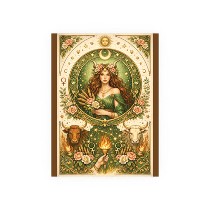 Celestial Taurus Goddess Art Poster by Grace Canvas Shop