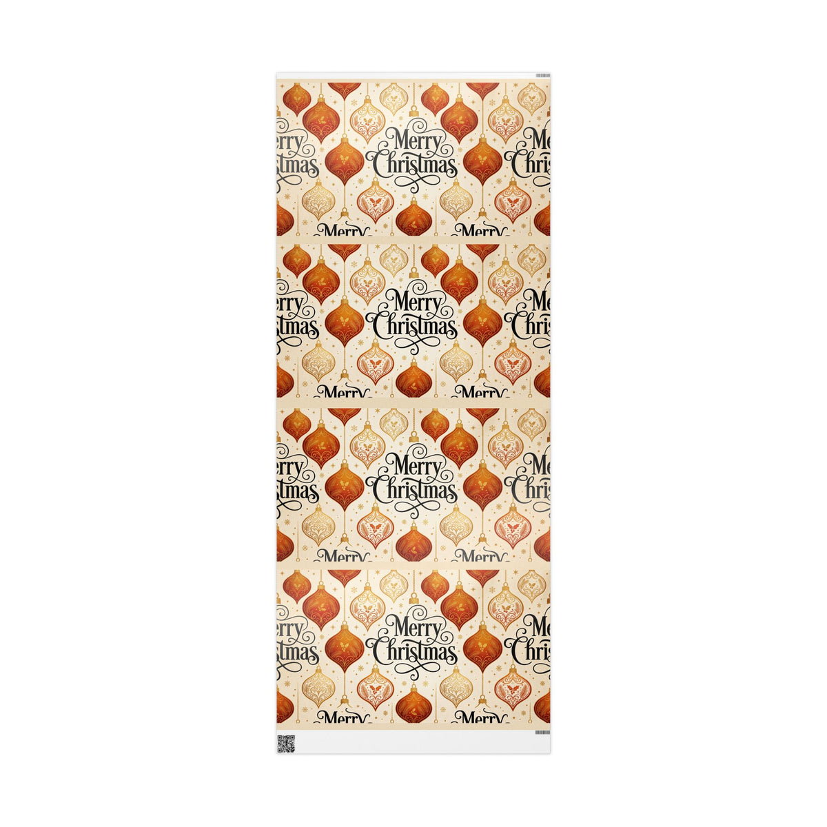 Vintage Ornament Christmas Wrapping Paper