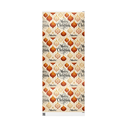 Vintage Ornament Christmas Wrapping Paper