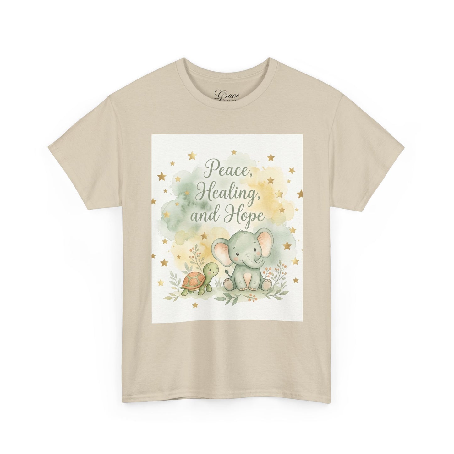 Girl's Elephant ‘Peace, Healing and Hope’ T‑Shirt