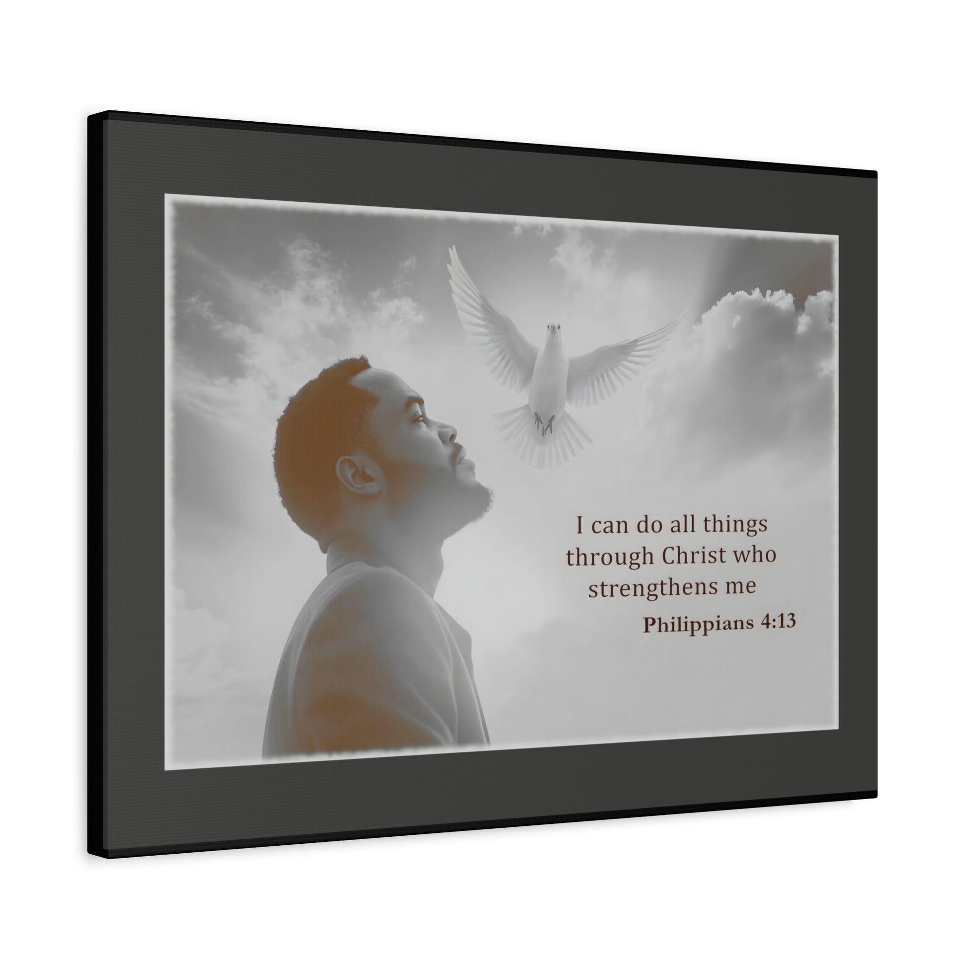 I Can Do All Things Through Christ Phillipians 4:13 Verse Wall Art by Grace Canvas