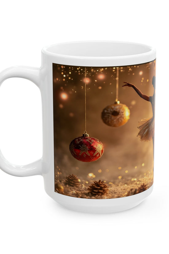 Elegant Ballerina Ceramic Mug by Grace Canvas.shop