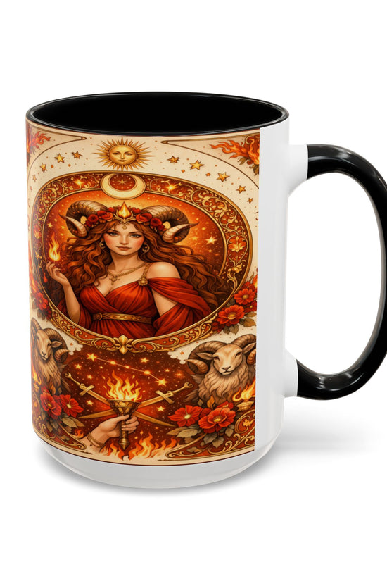 Celestial Aries Coffee Mug (11/15oz) by Grace Canvas Shop