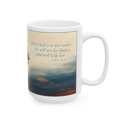 Psalm 46:5 Inspirational Ceramic Mug
