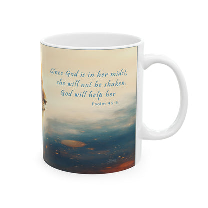 Psalm 46:5 Inspirational Ceramic Mug