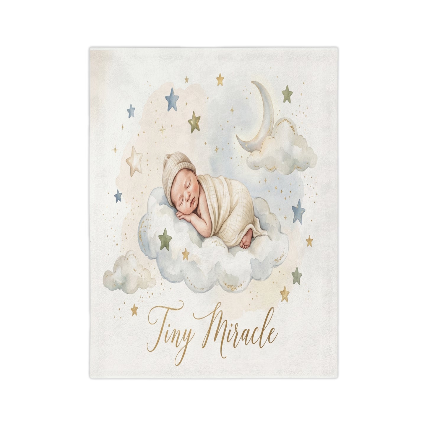 Tiny Miracle Microfiber Newborn Baby Throw