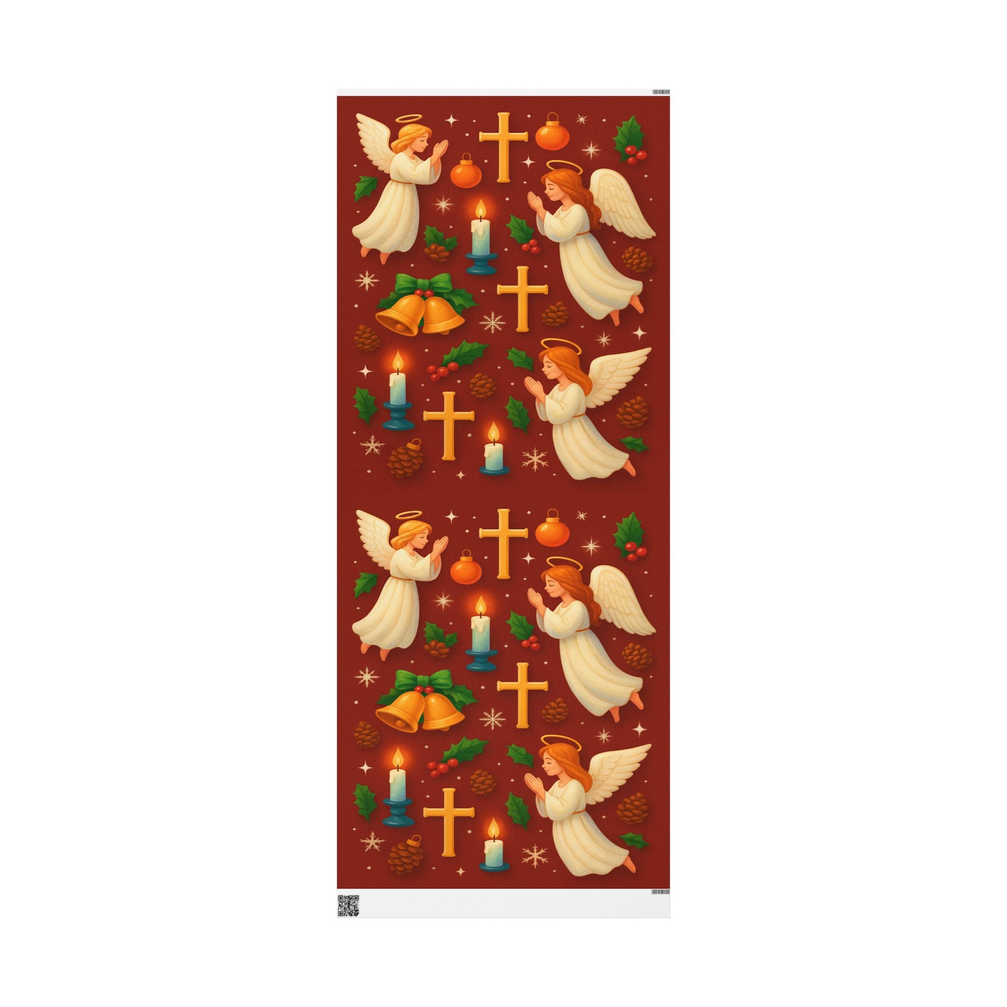 Angel Wrap2 Christmas Wrapping Paper, Holiday Gift Wrap