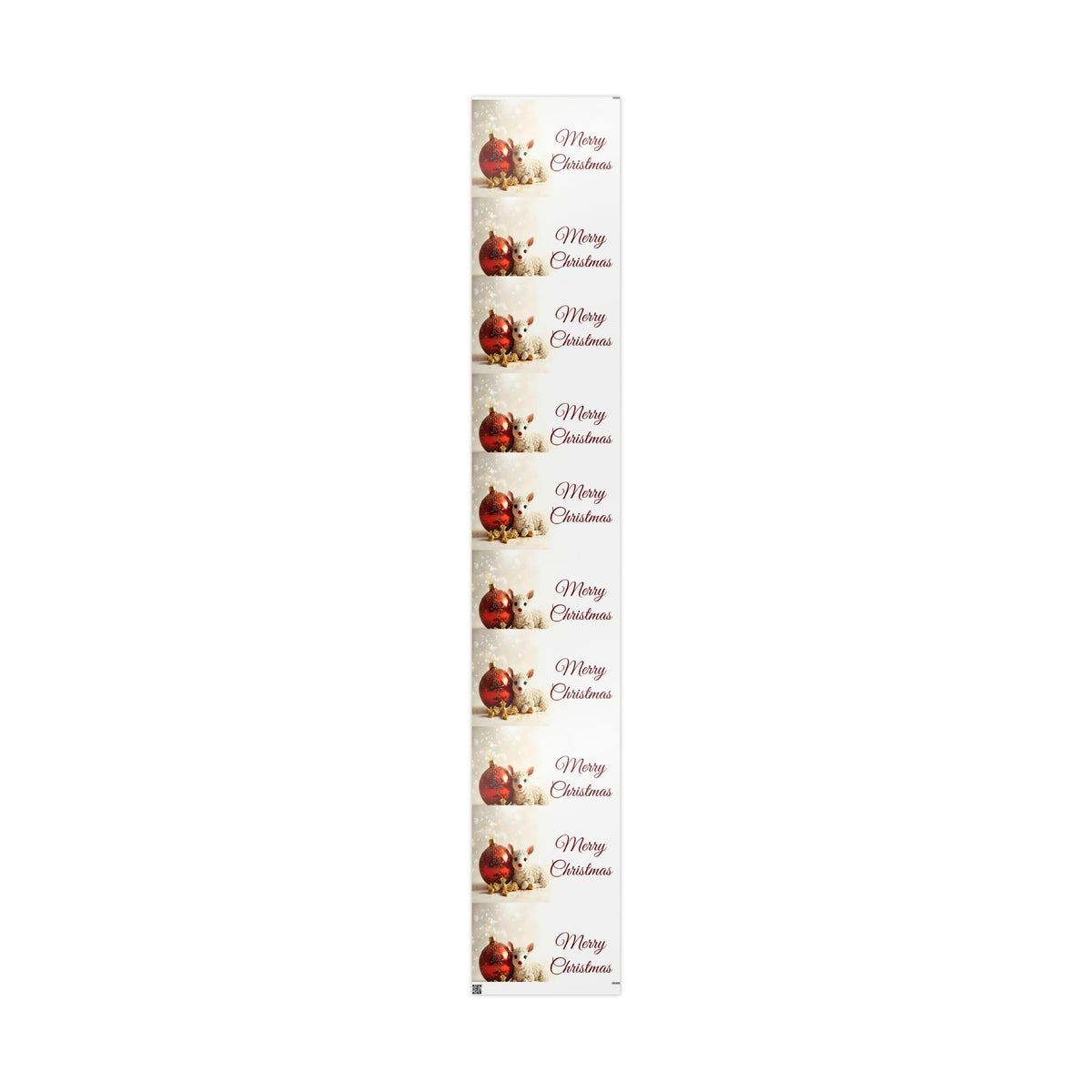 Christmas Ornament Wrapping Paper – "Merry Christmas" Holiday Gift Wrap