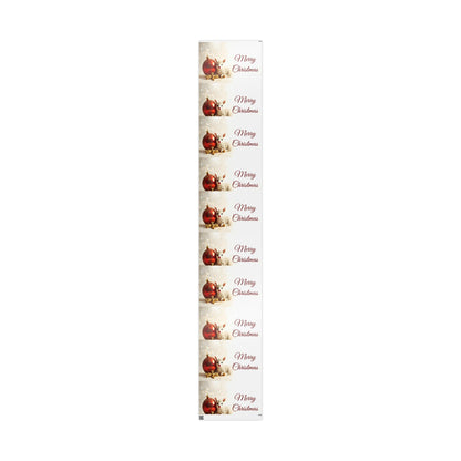 Christmas Ornament Wrapping Paper – "Merry Christmas" Holiday Gift Wrap