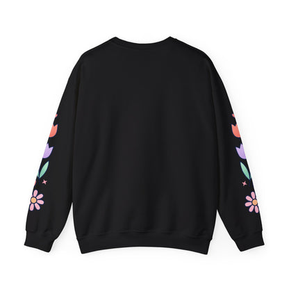 Held & Hopeful in Jesus Sweatshirt | Colorful Pastel Christian Encouragement