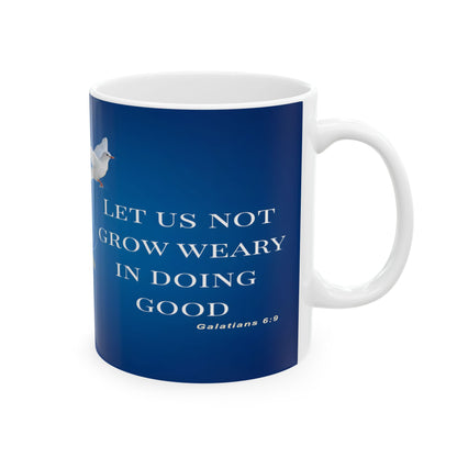 Blue Cross Faith-Inspired Ceramic Mug