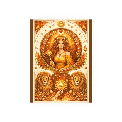 Celestial Leo Zodiac Art Poster