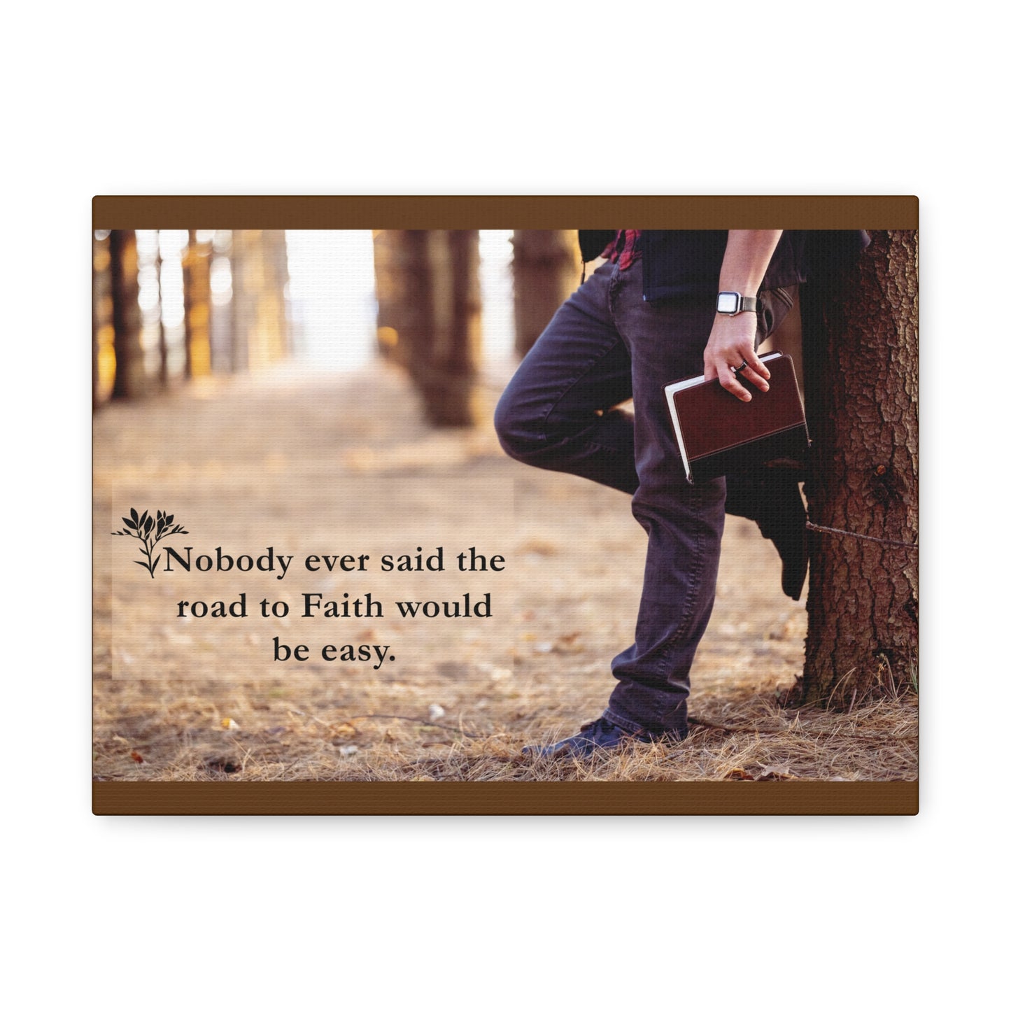 Faith Journey Matte Canvas Wall Art by Grace Canvas Shop