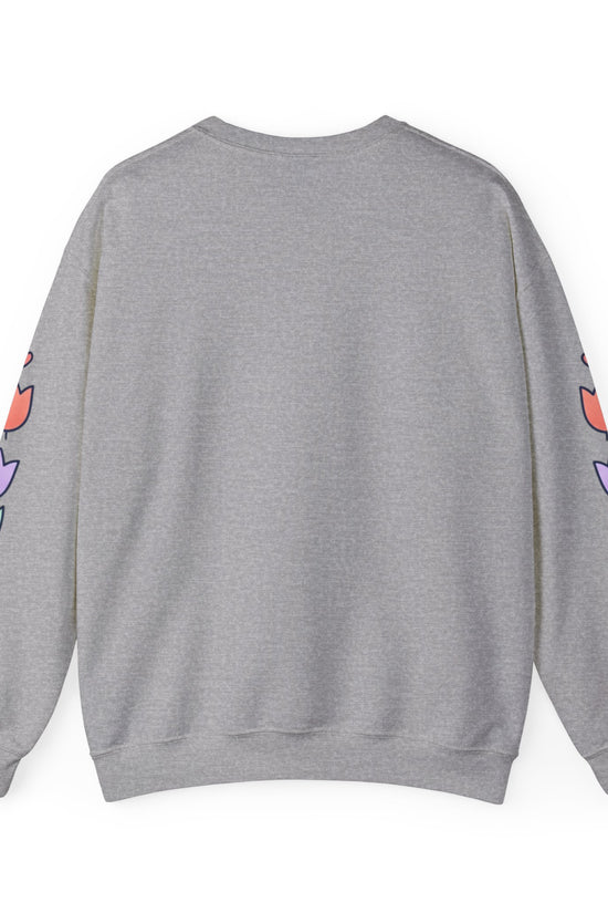 Held & Hopeful in Jesus Sweatshirt | Colorful Pastel Christian Encouragement