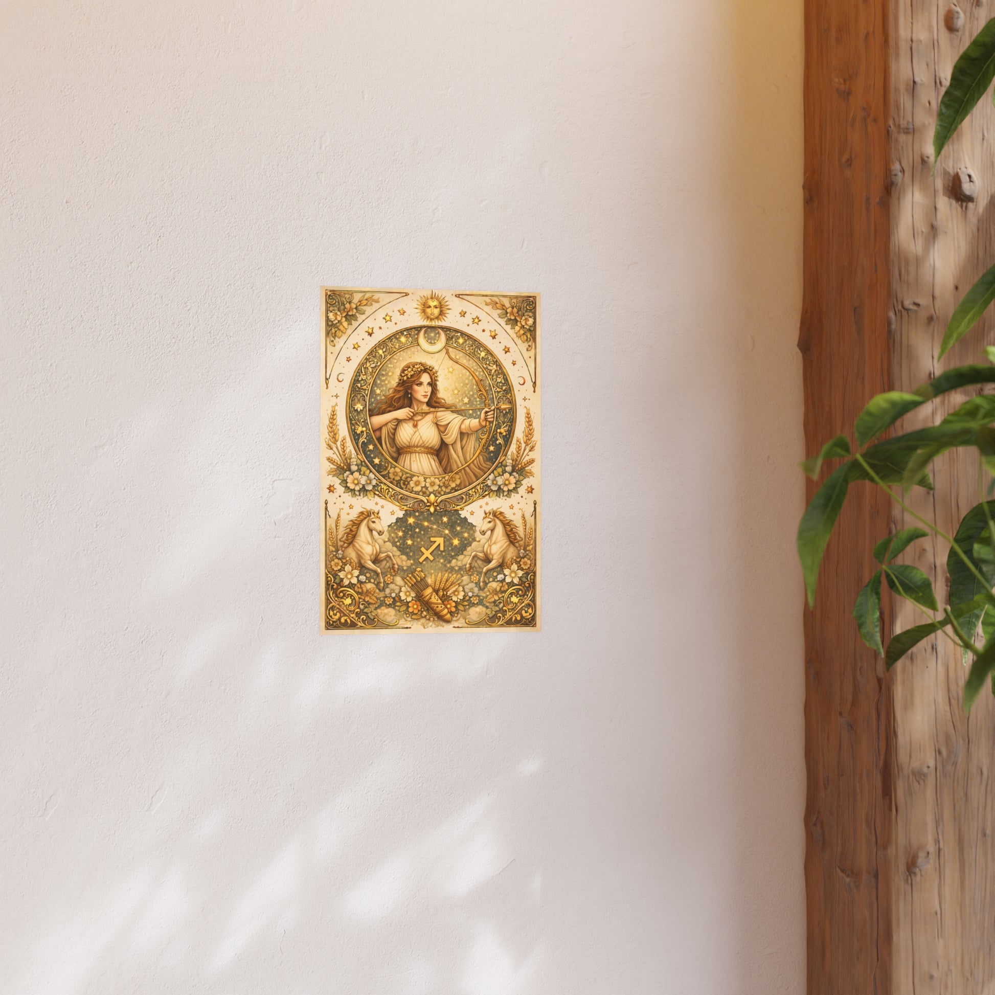 Celestial Sagittarius Zodiac Poster by Grace Canvas Shop