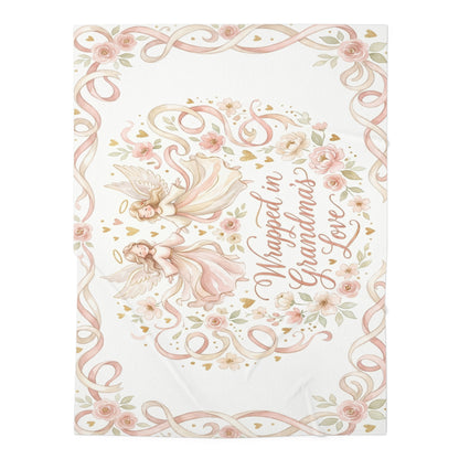 Wrapped in Grandma’s Love Baby Swaddle Blanket