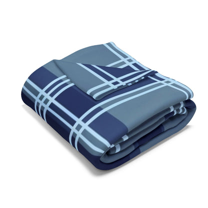 Blue Plaid Arctic Fleece Blanket