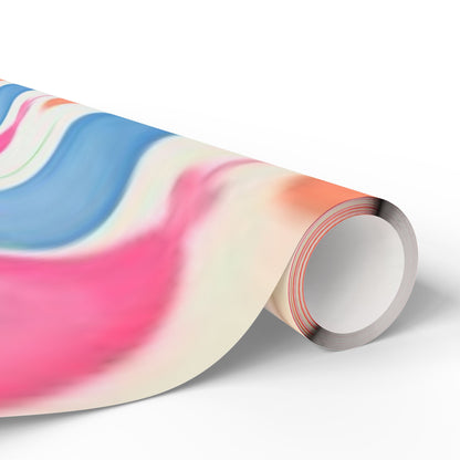 Birthday Balloon Wrapping Paper Roll — Colorful Party Gift Wrap