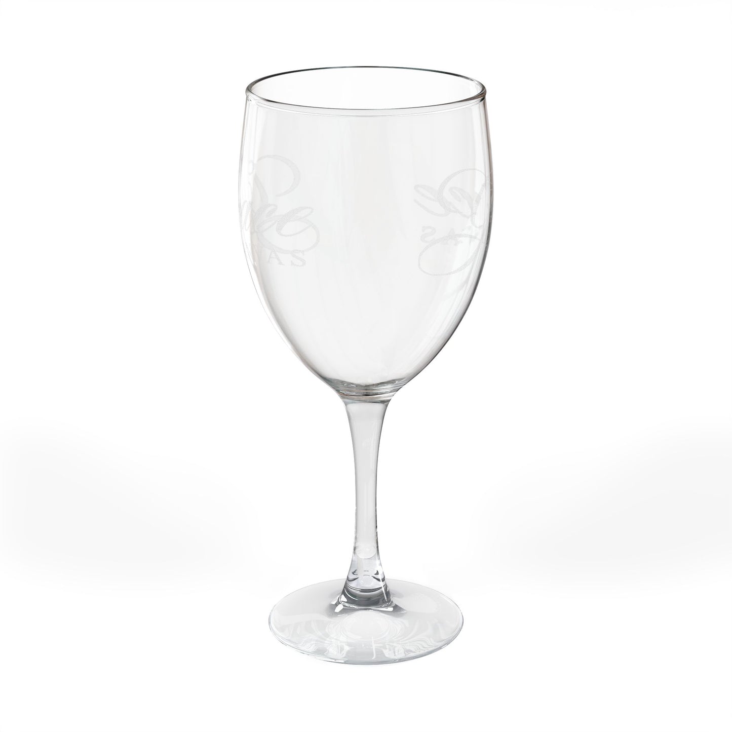Engraved 10.5oz Wine Glass