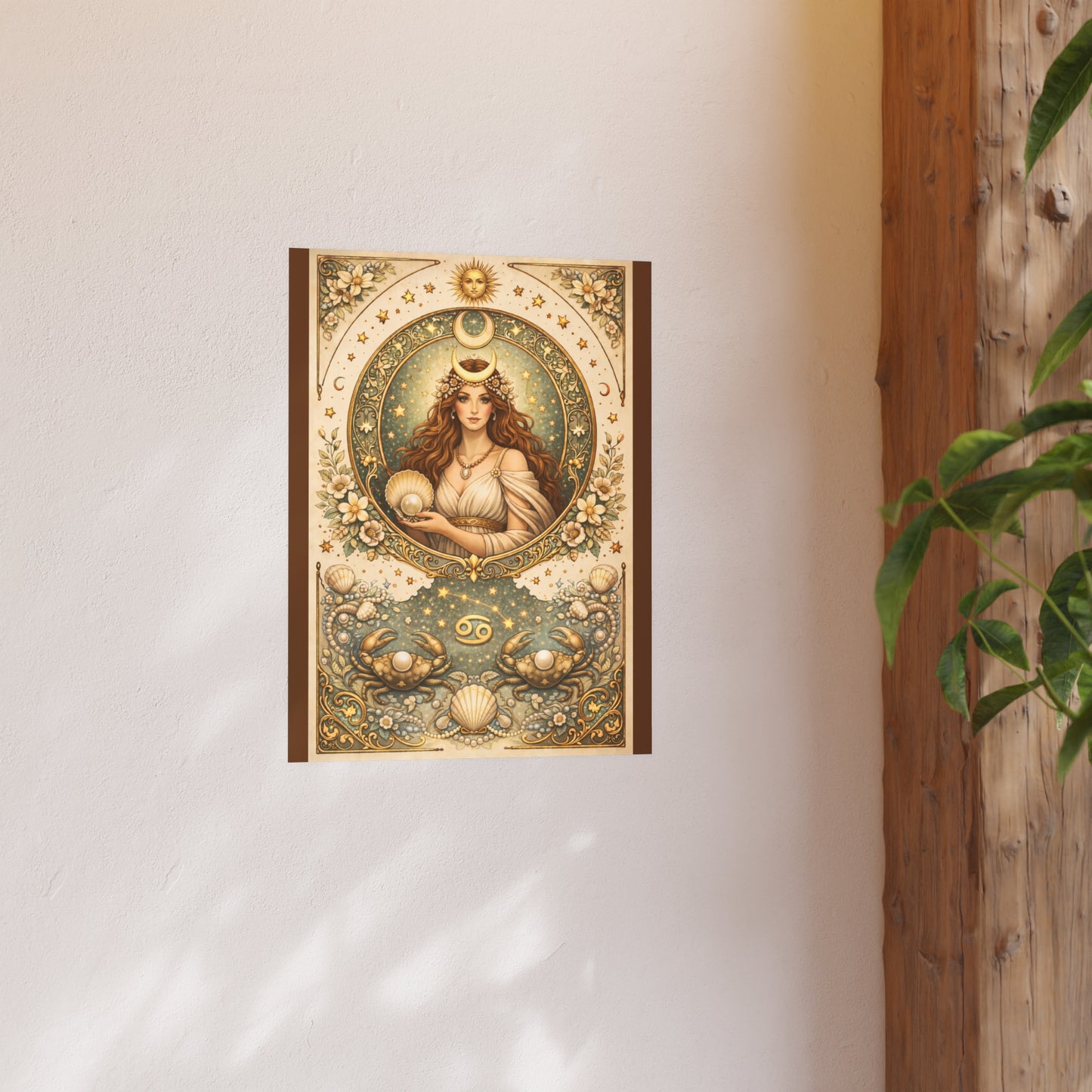 Cancer Zodiac Art Poster — Astrology Print