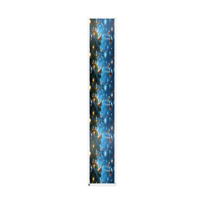 Holiday Night Forest Wrapping Paper — Blue Christmas Gift Wrap