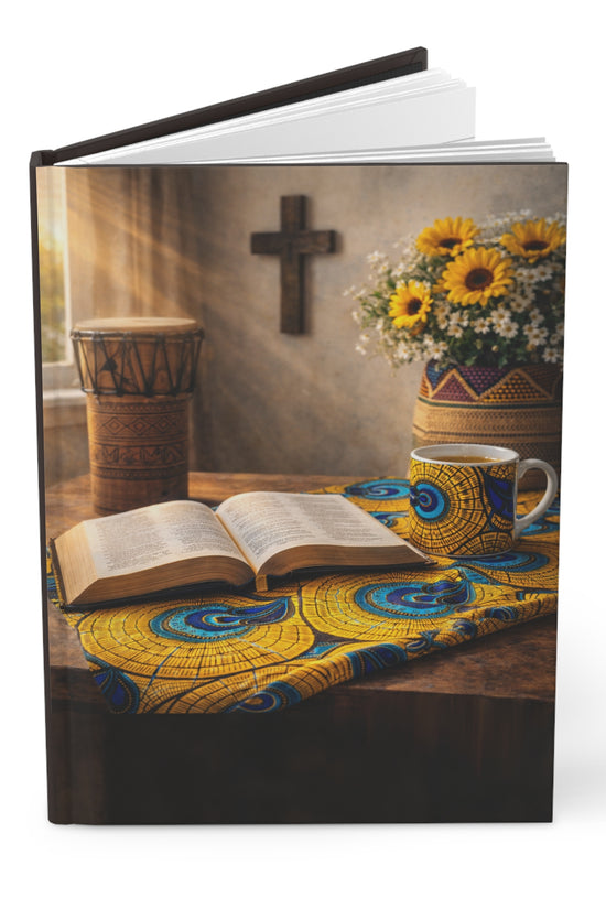 African Heritage Sunflower Hardcover Journal Notebook