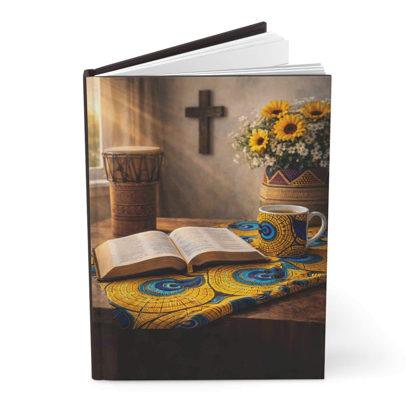 African Heritage Sunflower Hardcover Journal Notebook