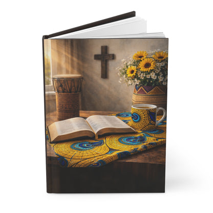 African Heritage Sunflower Hardcover Journal Notebook