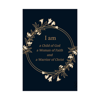 Woman of Faith Poster - Matte Vertical Print
