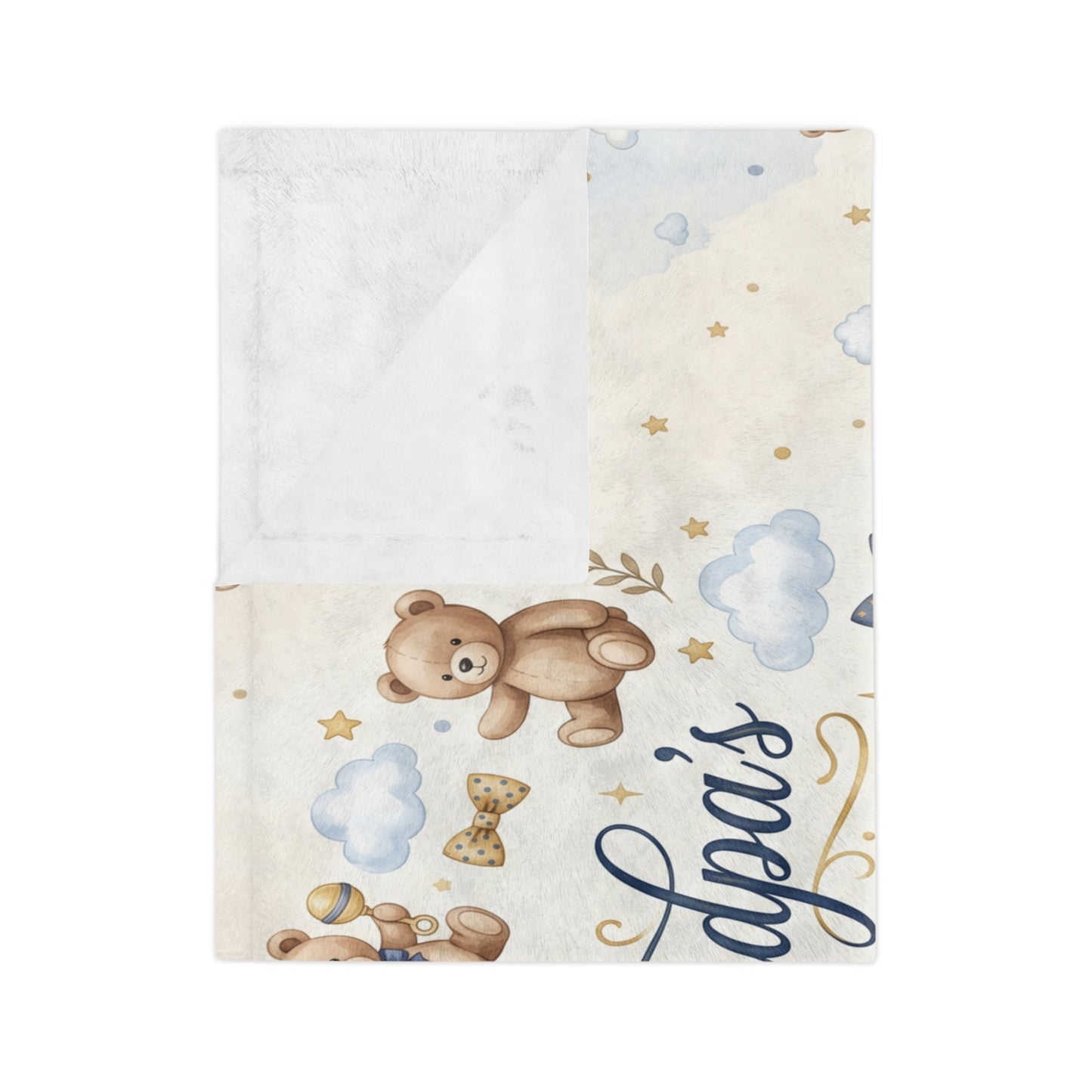 Grandpa's Teddy Bears Little Buddy Baby Blanket