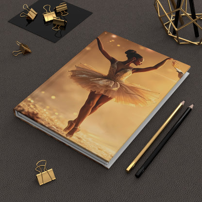 Elegant Ballerina Hardcover Journal