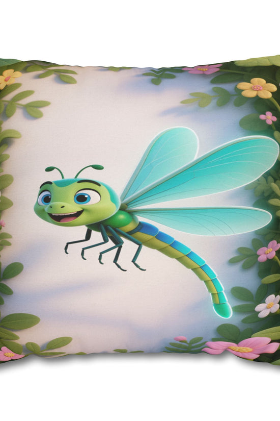 Cute Dragonfly Garden Decorative Pillowcase by Grace Canvas Shop
