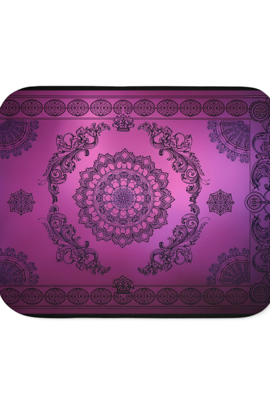 Cozy Mandala Sherpa Throw Blanket by Grace Canvas Shop